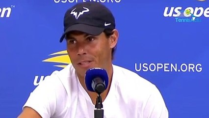 US Open 2019 - Rafael Nadal : "My knees are better this year"