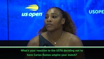 Serena brushes off umpire controversy