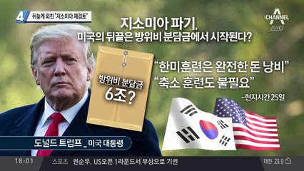 뒤늦게 외친 “지소미아 재검토”