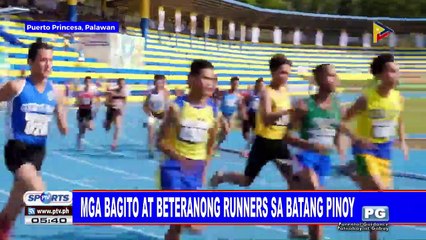 Mga bagito at beteranong runners sa Batang Pinoy