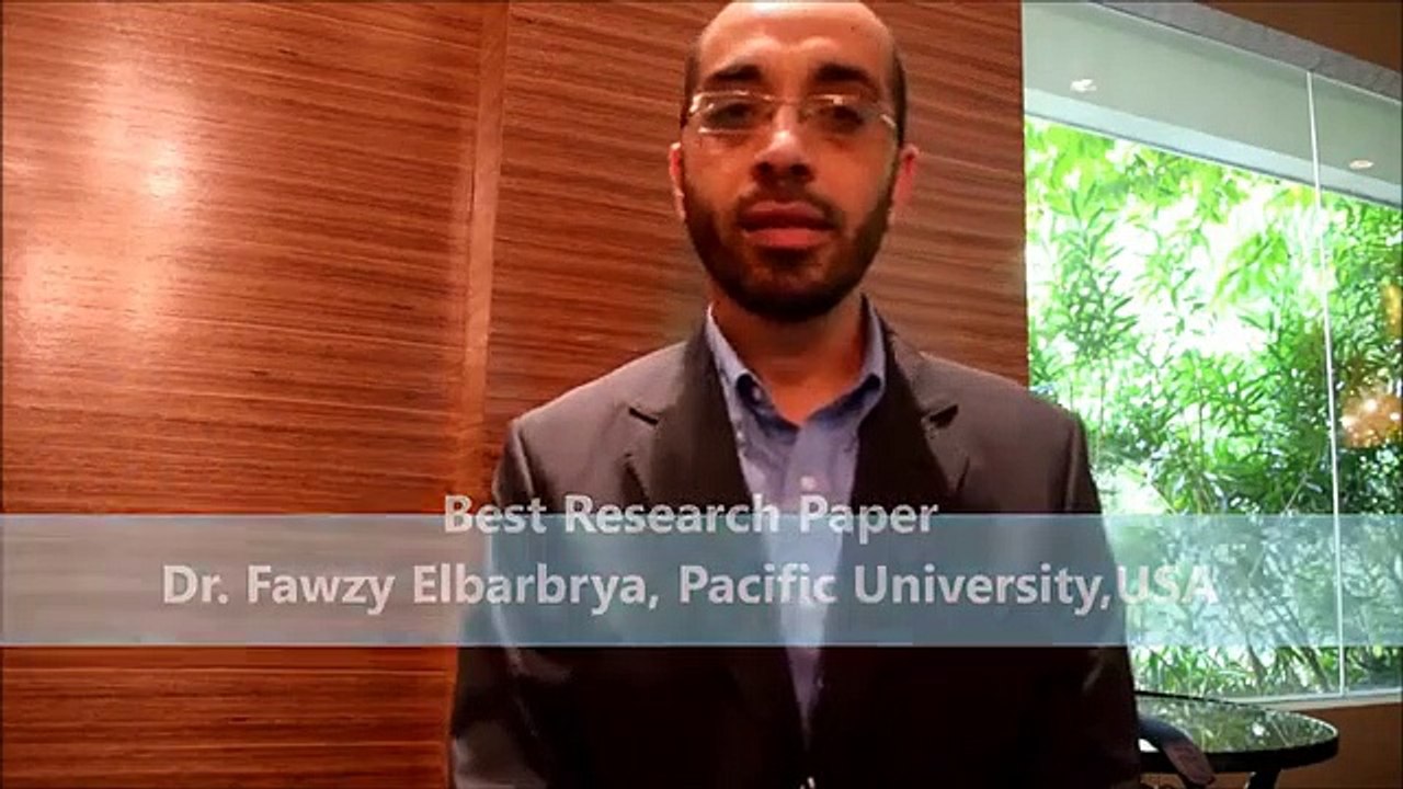 Dr. Fawzy Elbarbrya at PHARMA Conference 2013 by GSTF