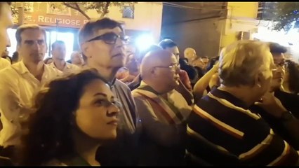 ''Basta roghi, vogliamo vivere": in migliaia protestano nell''Agro Aversano (26.08.19)