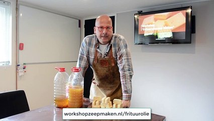 Frituurolie hergebruiken - Maak NU je eigen zeep van gebruikte frituurolie - ONLINE workshop