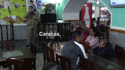 Venezuelan nurse turns to music to survive economic crisis