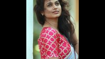 Ramya pandian cute sexy saree photoshoot