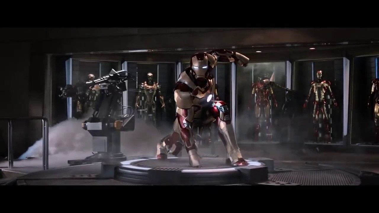 Iron Man 3 Tony Stark Mark 42 Suit Up Scene Video Dailymotion