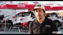 Dakar Rally 2020: Formula 1 Champion Fernando Alonso testing his Toyota Hilux in Namibia Desert
