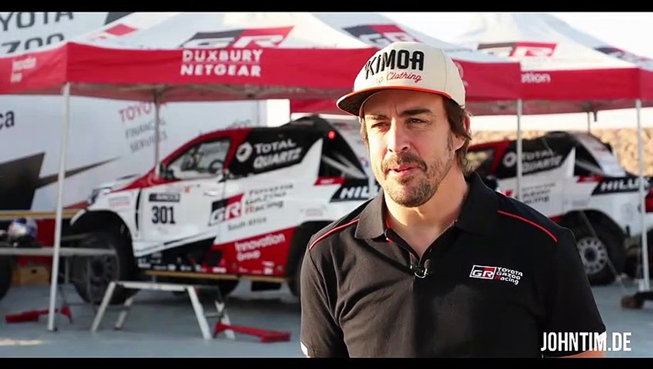 Dakar Rally 2020: Formula 1 Champion Fernando Alonso testing his Toyota Hilux in Namibia Desert