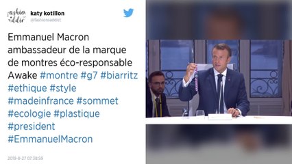 Quelle est cette montre affichée par Emmanuel Macron lors du JT de France 2 ?