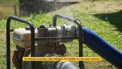 Sécheresse en Haute-Corrèze : des communes ravitaillées en eau potable par camion-citerne