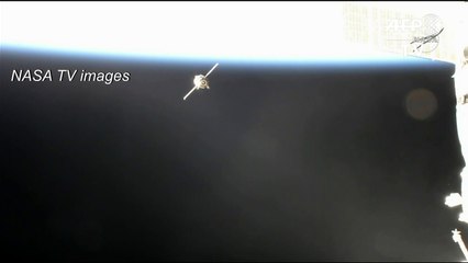 Spacecraft carrying Russian humanoid robot docks at ISS