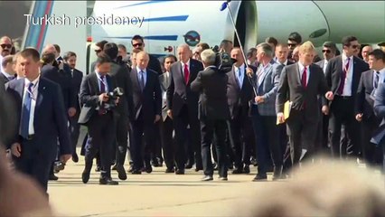 بوتين يستقبل إردوغان في معرض الطيران والفضاء الدولي في مدينة زوكوفسكي الروسية