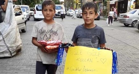 Kağıt toplayan kardeşlerin hayali gerçek oldu