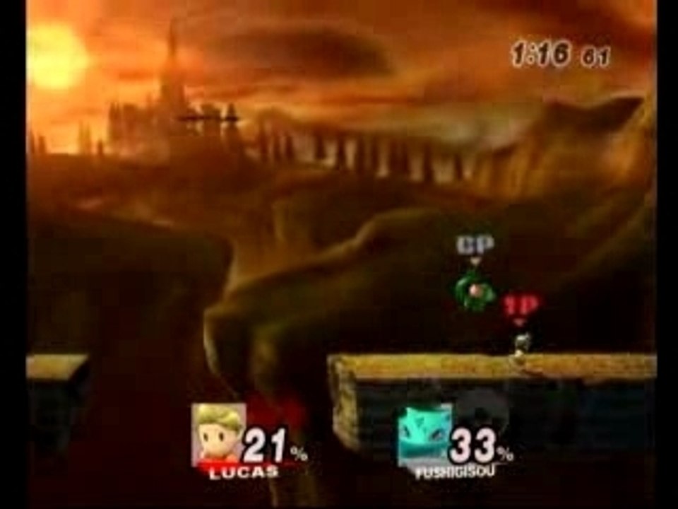 Super Smash Bros. Brawl - Lucas VS Pokemon Trainer