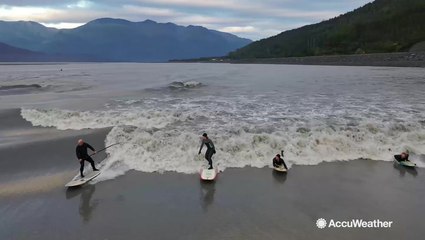 Surfing the Great Alaskan Bore Tide