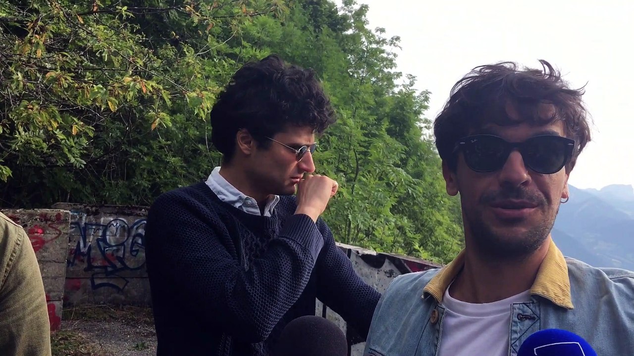 Les  BB Brunes en tournage à Saint-Nizier-du-Moucherotte