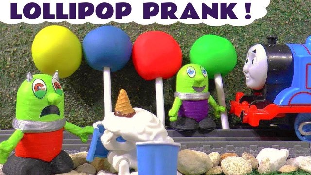 Transformers Bot Bots Autobots Learn Colors Playdoh Lollipops with Funny Funlings and Thomas and Friends