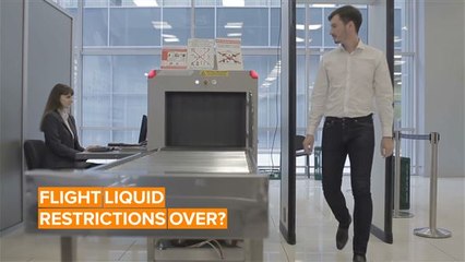 The airport rules on liquid may end with new tech