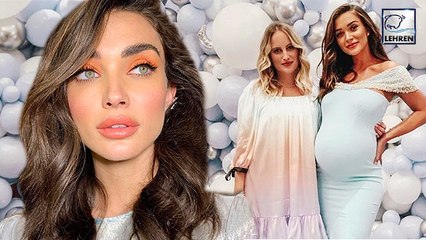 Pregnant Amy Jackson Throws A Gender Revealing Party