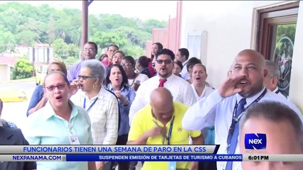 Funcionarios tienen una semana de paro en la CSS -  Nex Noticias