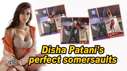 Disha Patani's perfect somersaults
