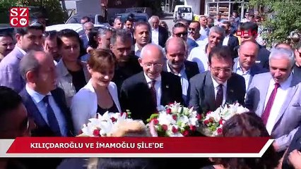 Kılıçdaroğlu ve İmamoğlu Şile'de