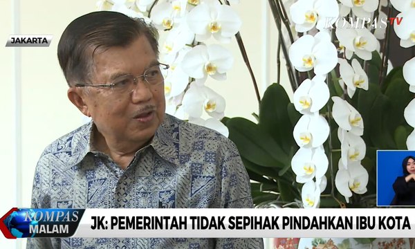 Jusuf Kalla: Pemerintah Tidak Sepihak Pindahkan Ibu Kota