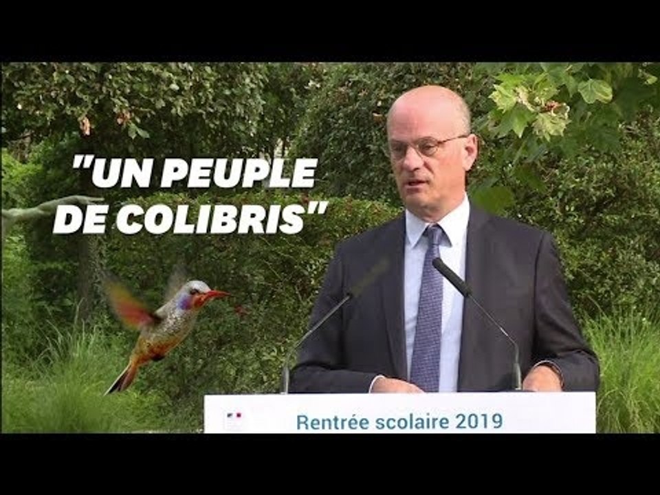 Pourquoi Blanquer compare les enseignants à un "peuple de colibris"