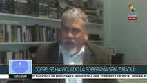 Jofré: Israel viola soberanía de varios países y el mundo calla