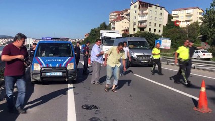 Yolun karşısına geçmeye çalışan çocuk kazada ağır yaralandı