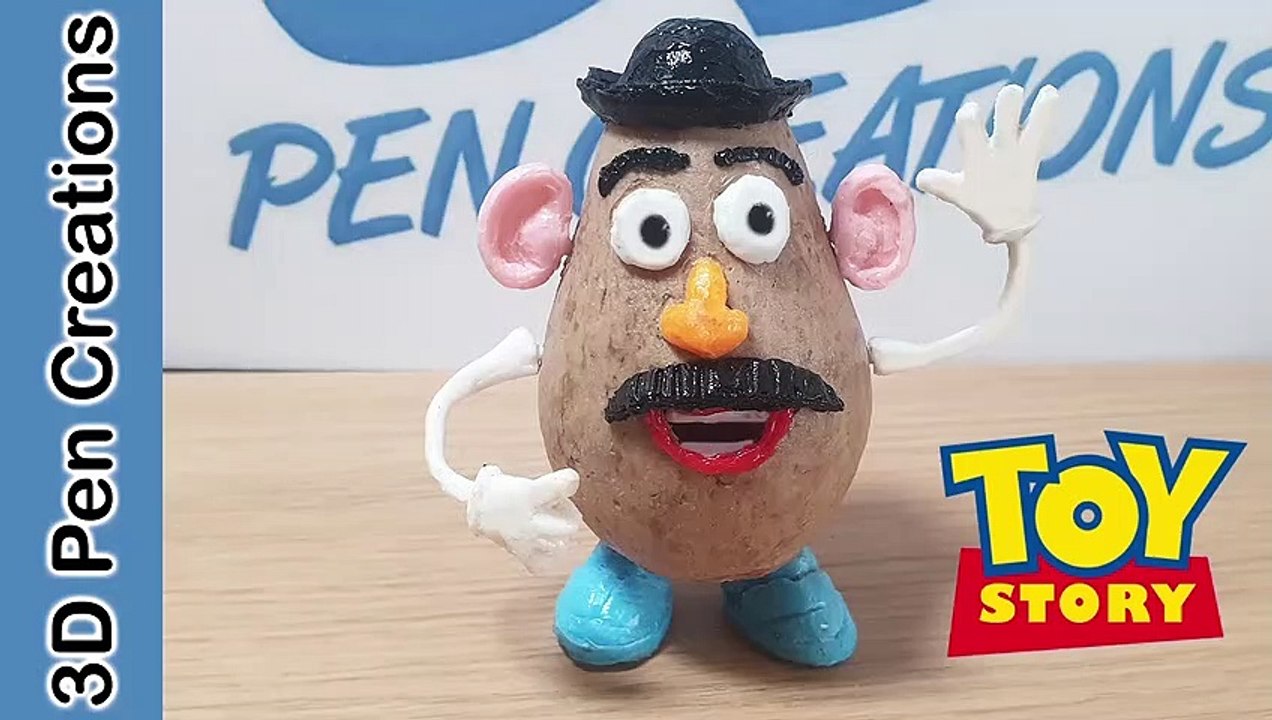 3D Pen creations Making Mr Potato head