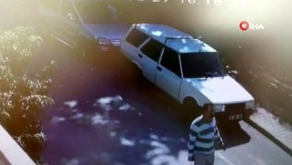 Kuzenler arasındaki silahlı kavga anları kamerada