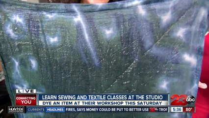 Textile dye class this weekend