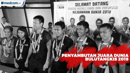 Penyambutan Juara Dunia Bulutangkis 2019