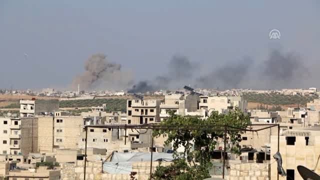 Esed rejiminden İdlib'e hava saldırısı: 6 ölü - İDLİB