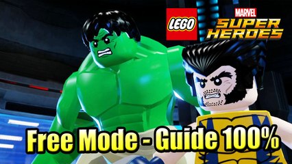 LEGO Marvel Super Heroes 1 — Rock up at the Lock up 100% Guide Walkthrought