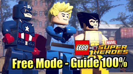 LEGO Marvel Super Heroes 1 — That Sinking Feeling 100% Guide Walkthrought