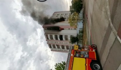 Incendie dans un immeuble de La Chapelle-Saint-Luc