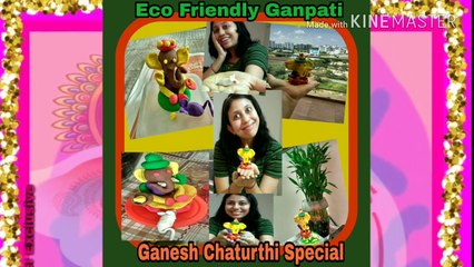 5 Min Challenge - Make Eco Friendly Ganesha  in 5 min ! DIY