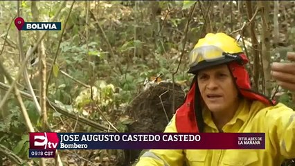 Acepta Bolivia ayuda internacional para combatir incendios