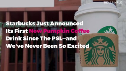 Starbucks Just Announced Its First New Pumpkin Coffee Drink Since The PSL—and We've Never Been So Excited