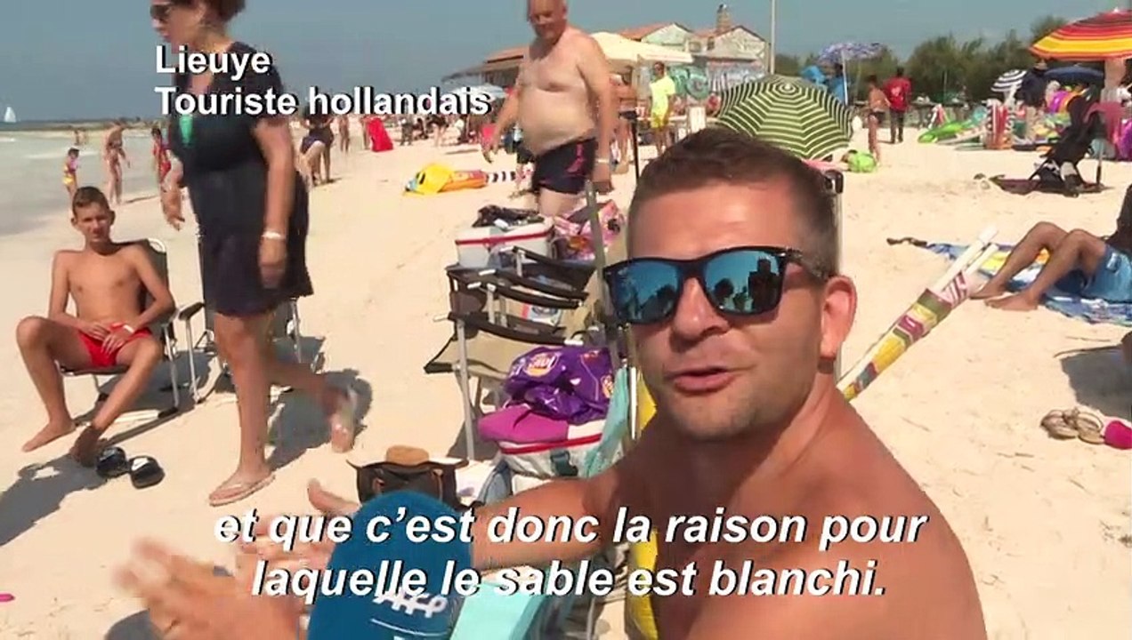 En Toscane, une plage aux allures de "paradis artificiel"