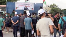 Gazzeli sporcular İsrail ablukasını protesto etti
