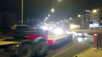 Suriye sınırına askeri sevkiyat