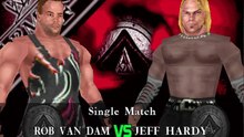 WWF No Mercy Invasion Mod Matches RVD vs Jeff Hardy