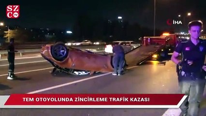 TEM’de zincirleme kaza