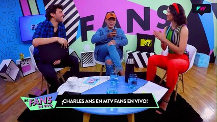 Charles Ans y Nax King en MTV Fans en Vivo