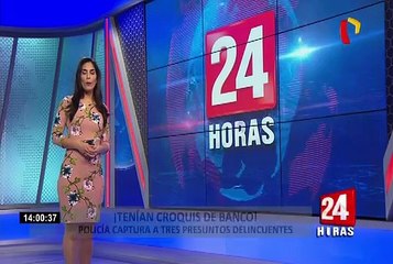 Los Olivos: PNP captura a banda de extranjeros que pretendía asaltar un banco
