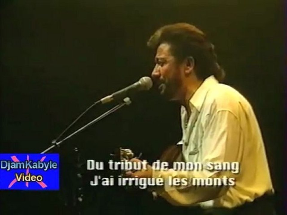 Matoub Lounès"El Amriw"Zénith 1995 Batterie:Arezki BAROUDI