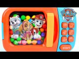 PATRULHA CANINA e o Microondas Magico de Brinquedo com Gumbles Learn Colors